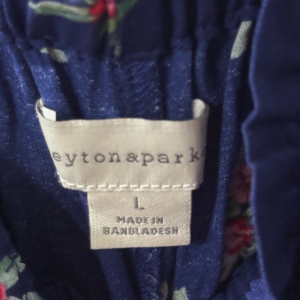 Peyton & Parker Women’s Blue Floral Off Shoulder Shift Dress - Picture 3 of 4